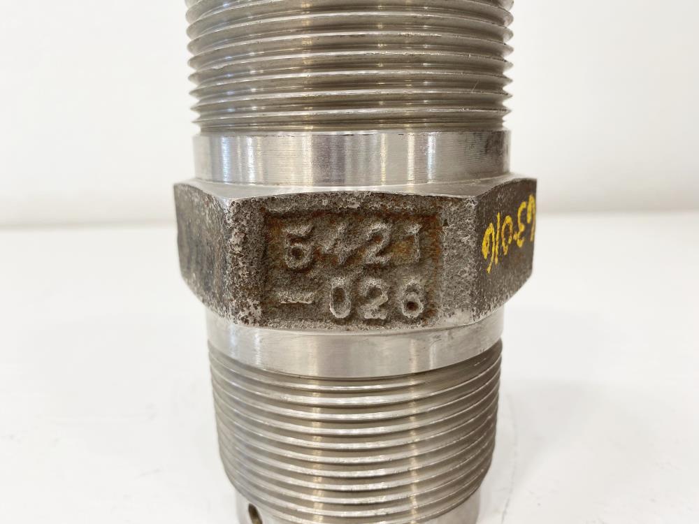 ISO 2-1/2" Threaded Ball Check Valve, CF8M Stainless Steel, 5421